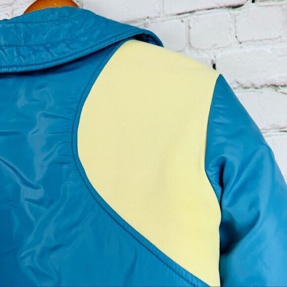 Vintage 70s Robbe Skiwear Apres Ski Outerwear Down Puffer Jacket Blue M - Picture 10 of 16